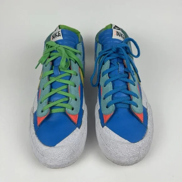 Nike x Sacai x Kaws Blazer Low Sneaker Neptune Blue Size 12 Rare collab - Picture 3 of 8